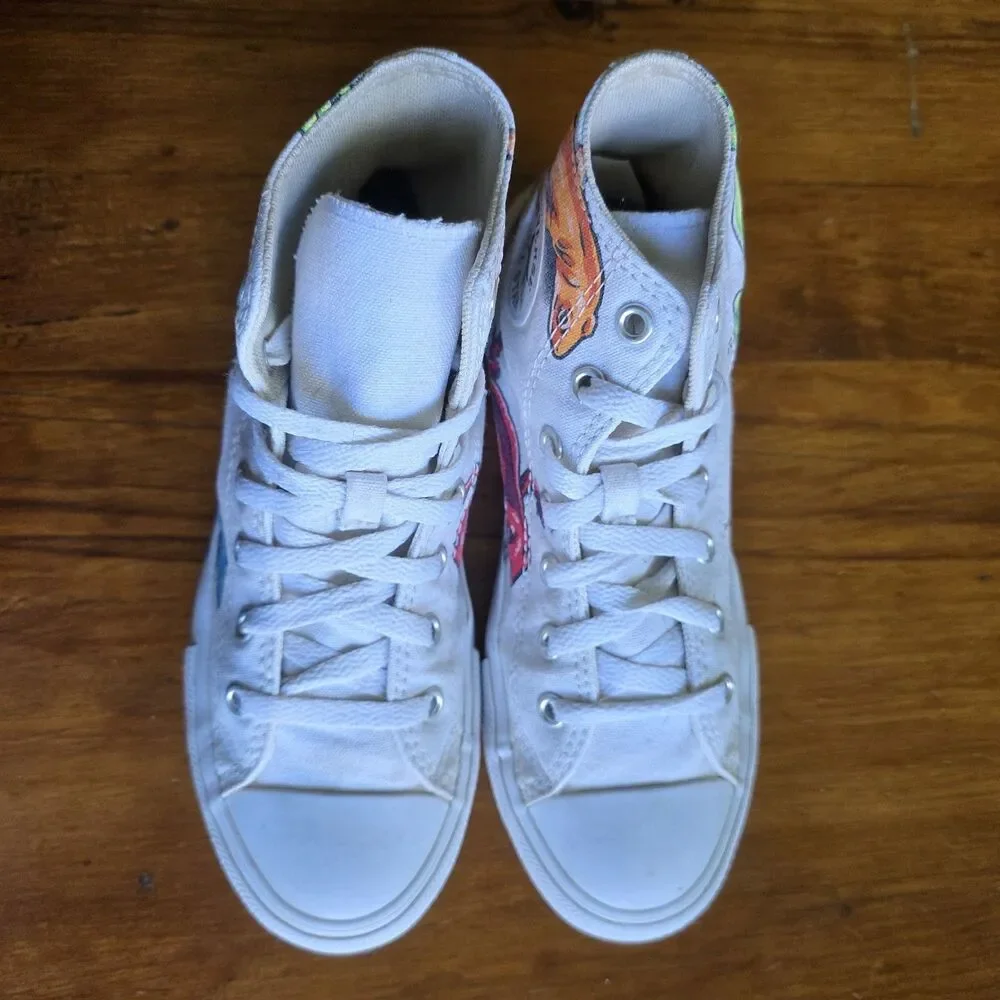 Converse Chuck Taylor All Star Hi Top Lizard Gecko Sneaker Big Kids Size 3